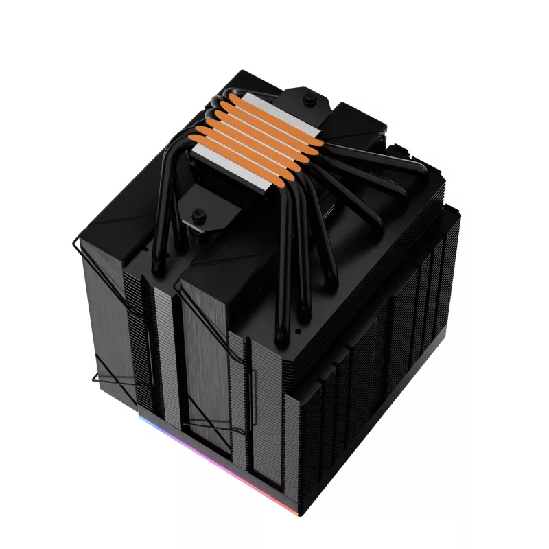 XPG MAESTRO PLUS 62DA CPU gaisa dzesētājs, Gaisa dzesētājs, 12 cm, Melns