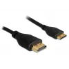 HDMI kabelis ar Ethernet A -> mini C St/St 1,00 m plāns DELOCK 83132
