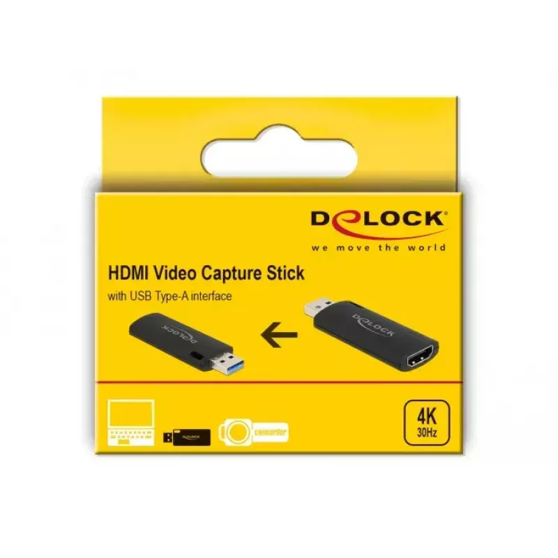Video uztveršanas ierīce DeLOCK 88307 USB 2.0 3840 x 2160 pikseļi