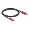 DeLOCK USB Type-C uz DisplayPort kabelis 8K 30Hz HDR 2m sarkans