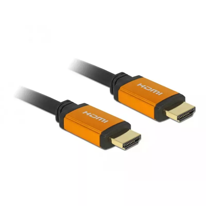 HDMI kabelis DeLOCK 86987 3m HDMI Type A Standard melns dzeltens