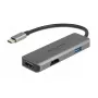 DeLOCK USB Type-C dual HDMI adapteris 4K 60Hz USB ports