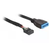 Iekšējais USB kabelis DeLOCK 83777 0,6 m vīrietis uz sievieti