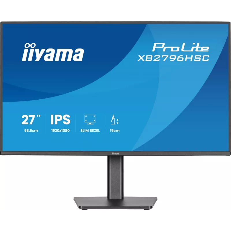 iiyama ProLite XB2796HSC-B1 datora monitors 68,6 cm (27 collas) 1920 x 1080 pikseļi Full HD LED melns