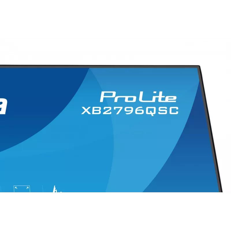 27 collu IIYAMA ProLite XB2796QSC-B1 IPS Quad HD 2560x1440 LED monitors, 4 ms, USB-C, skaļruņi, augstuma regulēšana, VESA