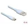 DeLOCK USB kabelis USB 2.0 4 m USB A USB C zils 81224