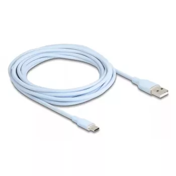 DeLOCK USB kabelis USB 2.0 4 m USB A USB C zils 81224