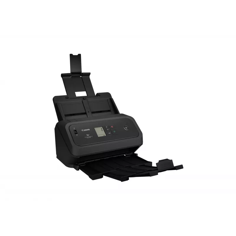 ADF dokumentu skeneris Canon DRC340 — A4, 600 x 600 DPI, abpusējā druka, USB barošana, iebūvēts displejs, 3,2 kg