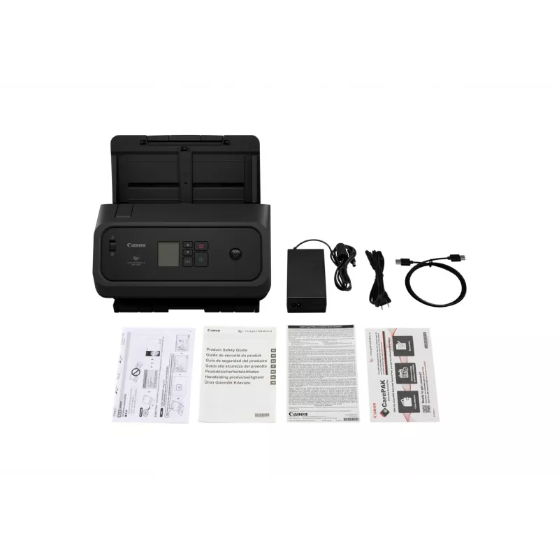 Dokumentu skeneris Canon imageFORMULA DR-C350 — ADF, abpusēja skenēšana, 100 IPM, līdz 1200 DPI, A4, USB, melns