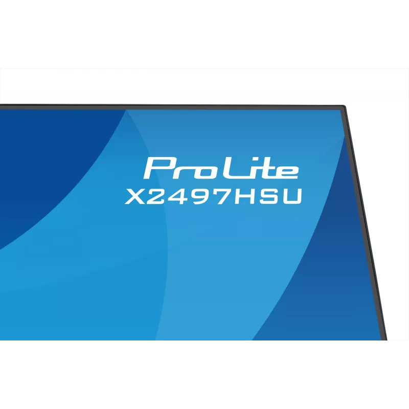 IIYAMA ProLite X2497HSU-B1 monitors 23,8 collas (60,5 cm) Full HD IPS 1920×1080 4 ms USB‑C 2×, skaļruņi, VESA, melns