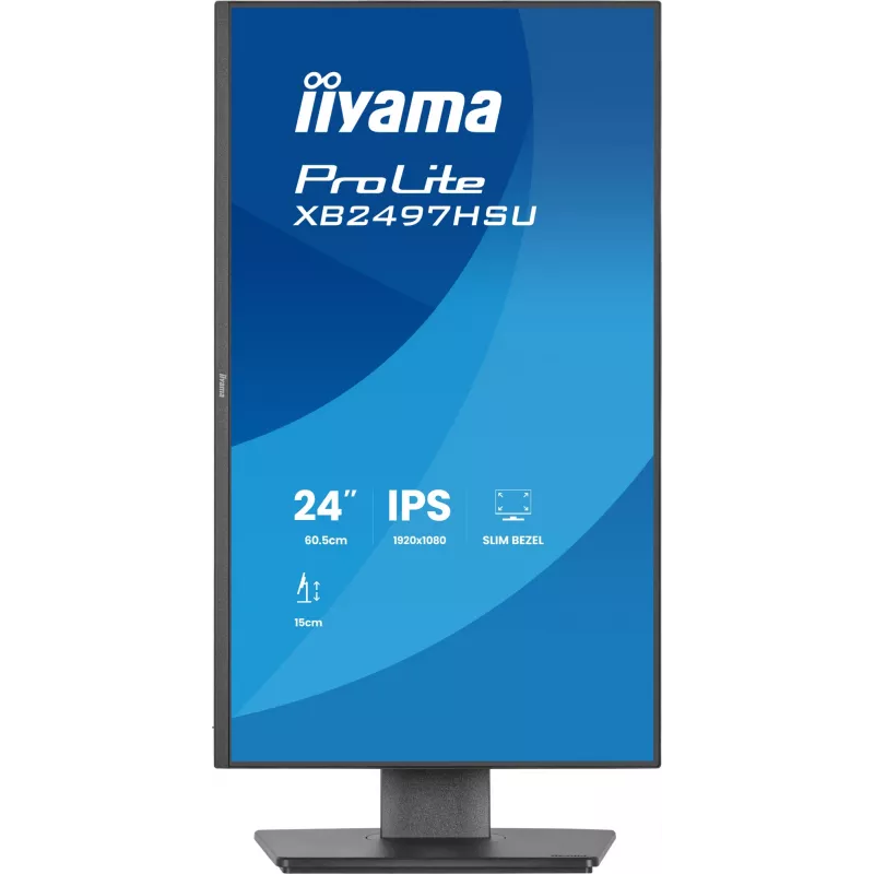 iiyama ProLite XB2497HSU-B1 datora monitors 60,5 cm (23,8 collas) 1920 x 1080 pikseļi Full HD LED melns