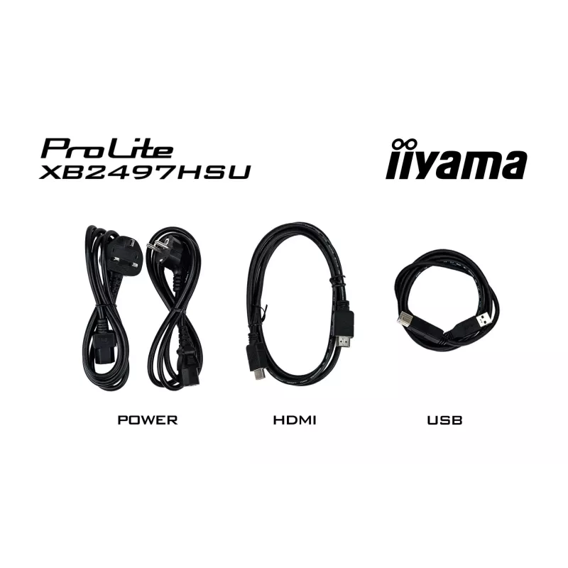 iiyama ProLite XB2497HSU-B1 datora monitors 60,5 cm (23,8 collas) 1920 x 1080 pikseļi Full HD LED melns