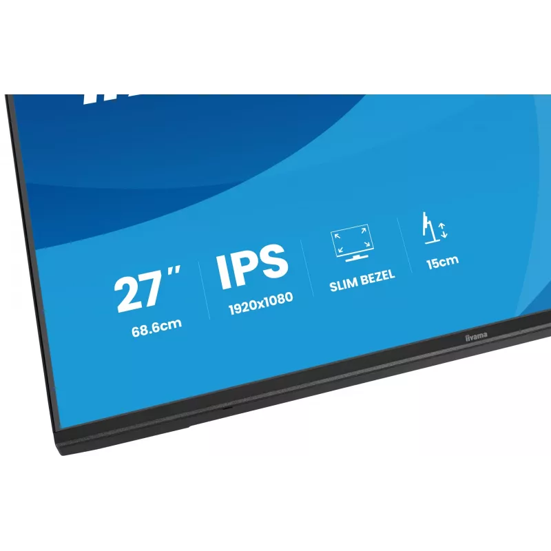 iiyama ProLite XB2797HSU-B1 datora monitors 68,6 cm (27 collas) 1920 x 1080 pikseļi Full HD LED Melns