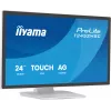 iiyama ProLite T2452MSC-W1AG datora monitors 60,5 cm (23,8 collas) 1920 x 1080 pikseļi Full HD LED skārienjūtīgs balts