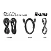 iiyama ProLite T2452MSC-W1AG datora monitors 60,5 cm (23,8 collas) 1920 x 1080 pikseļi Full HD LED skārienjūtīgs balts