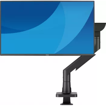 Monitora galda stiprinājums IIYAMA DS6001C-B1 49 collu (124,5 cm) ekrāniem, skava/caurums, VESA 75x75–100x100, augstumā regulējams, slīpums -60–50°, melns
