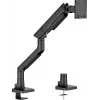 Monitora galda stiprinājums IIYAMA DS6001C-B1 49 collu (124,5 cm) ekrāniem, skava/caurums, VESA 75x75–100x100, augstumā regulējams, slīpums -60–50°, melns