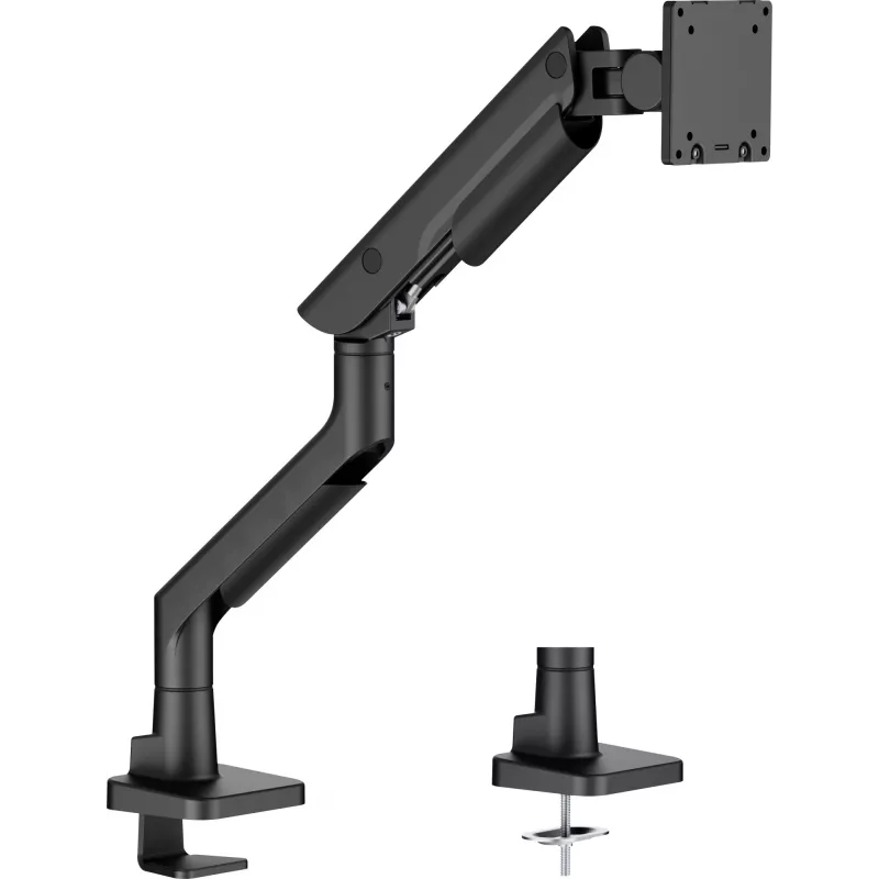 Monitora galda stiprinājums IIYAMA DS6001C-B1 49 collu (124,5 cm) ekrāniem, skava/caurums, VESA 75x75–100x100, augstumā regulējams, slīpums -60–50°, melns