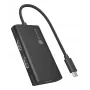 ICY BOX Adapteris USB Type-C uz 3x HDMI, USB 3.2 Gen 2 (3.1 Gen 2) Type-C, HDMI, 10000 Mbit/s, 144 Hz, 3840 x 2160, 7680 x 4320, 7680 x 4320 pikseļi