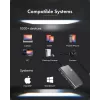 ICY BOX Adapteris USB Type-C uz 3x HDMI, USB 3.2 Gen 2 (3.1 Gen 2) Type-C, HDMI, 10000 Mbit/s, 144 Hz, 3840 x 2160, 7680 x 4320, 7680 x 4320 pikseļi