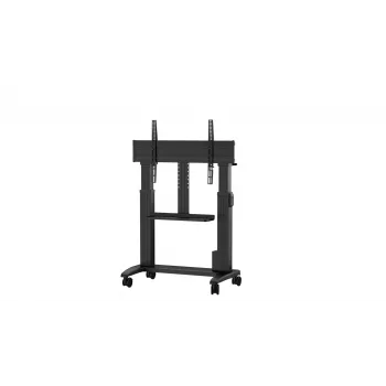 Riteņu pamatne Yealink MB-FS-Lift — grīdas izvietojums, melna, 87 kg kravnesība, 600×1100 mm