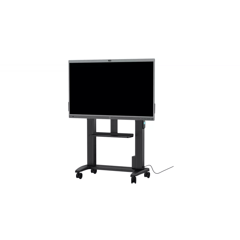 Riteņu pamatne Yealink MB-FS-Lift — grīdas izvietojums, melna, 87 kg kravnesība, 600×1100 mm
