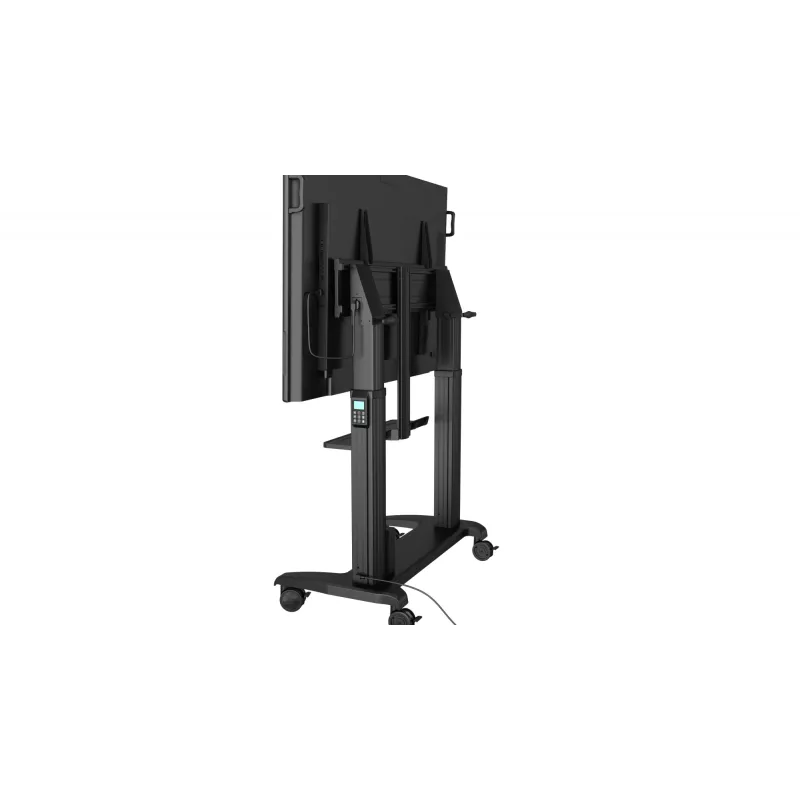 Riteņu pamatne Yealink MB-FS-Lift — grīdas izvietojums, melna, 87 kg kravnesība, 600×1100 mm
