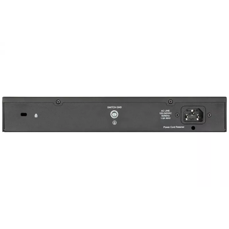 D-Link DGS-1100-18PV2 tīkla slēdzis Pārvaldāms L2 Gigabit Ethernet (10/100/1000) Power over Ethernet (PoE) 1U Melns