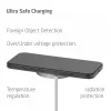 Bezvadu lādētājs club 3d CAC-3026 25W Qi2 magnētiskais paliktnis, Qi 2.2 MagSafe saderīgs, 1 m kabelis, balts