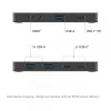 KVM slēdzis club 3d Dual USB-C uz HDMI, 2 portu, 4K UHD 3840x2160, USB-C konsole, 65W PD, melns