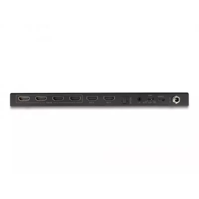 DeLOCK HDMI matricas pārslēdzējs 4 x HDMI ieeja uz 2 x HDMI izeja 4K 60 Hz