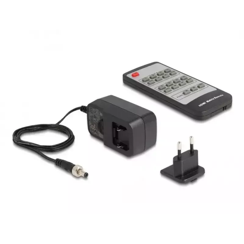 DeLOCK HDMI matricas pārslēdzējs 4 x HDMI ieeja uz 2 x HDMI izeja 4K 60 Hz