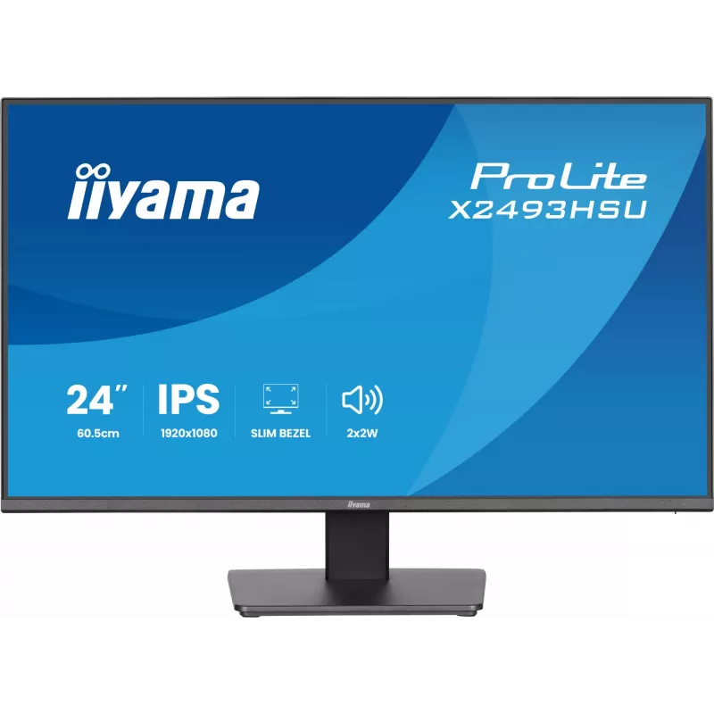 Monitors IIYAMA X2493HSU-B1 24 collas (60,5 cm) IPS 16:10 HDMI DisplayPort 2×USB