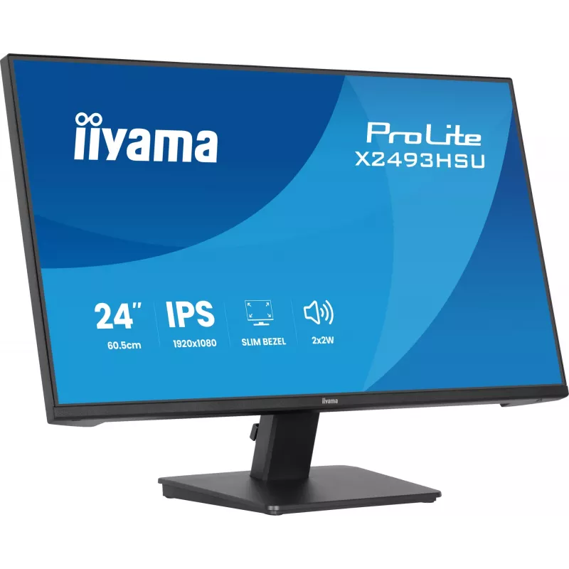 Monitors IIYAMA X2493HSU-B1 24 collas (60,5 cm) IPS 16:10 HDMI DisplayPort 2×USB