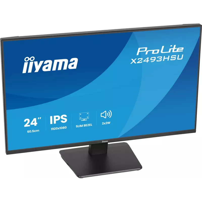 Monitors IIYAMA X2493HSU-B1 24 collas (60,5 cm) IPS 16:10 HDMI DisplayPort 2×USB