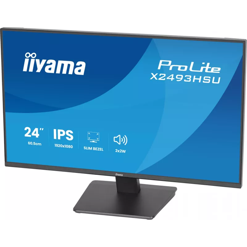 Monitors IIYAMA X2493HSU-B1 24 collas (60,5 cm) IPS 16:10 HDMI DisplayPort 2×USB