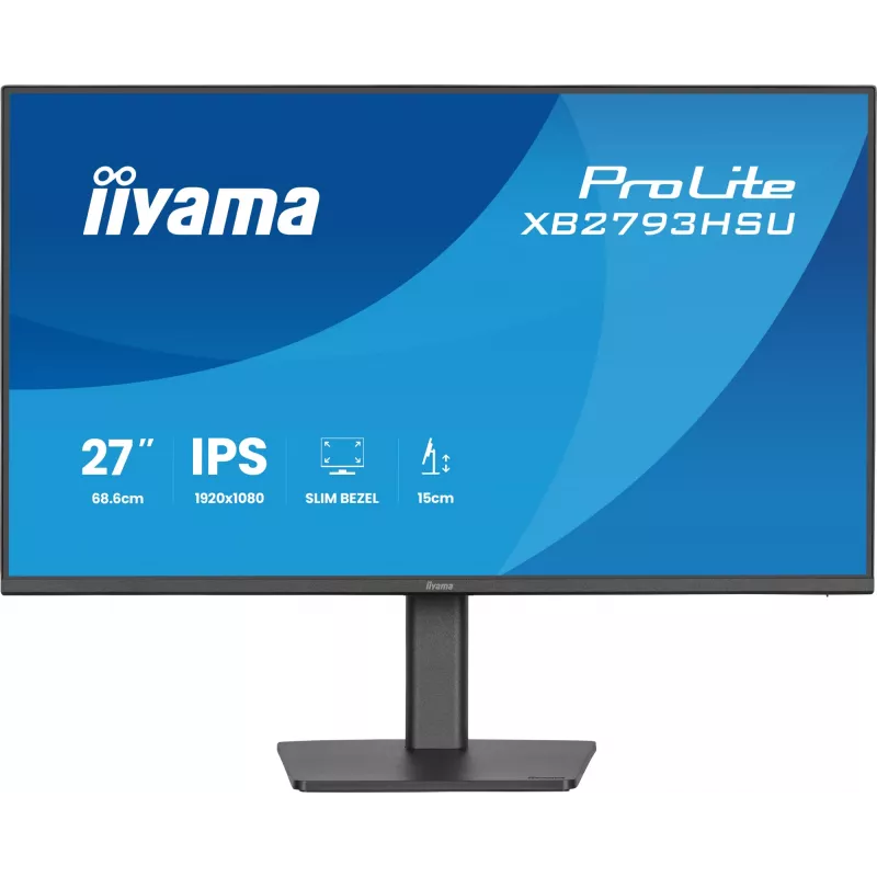 iiyama ProLite XB2793HSU-B1 datora monitors 68,6 cm (27 collas) 1920 x 1080 pikseļi Full HD LED Melns