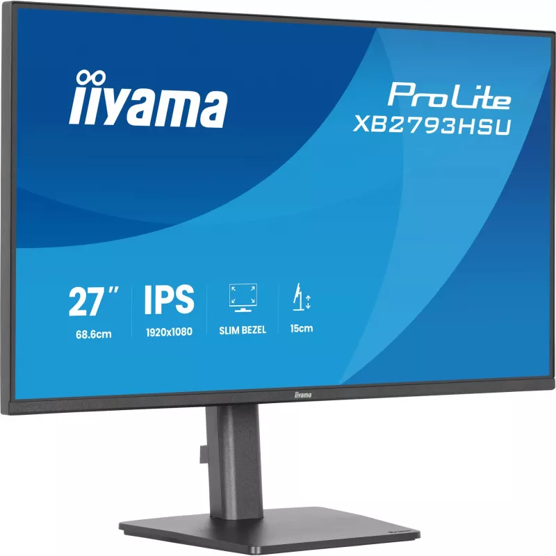 iiyama ProLite XB2793HSU-B1 datora monitors 68,6 cm (27 collas) 1920 x 1080 pikseļi Full HD LED Melns