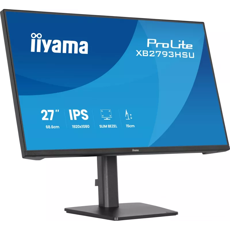 iiyama ProLite XB2793HSU-B1 datora monitors 68,6 cm (27 collas) 1920 x 1080 pikseļi Full HD LED Melns