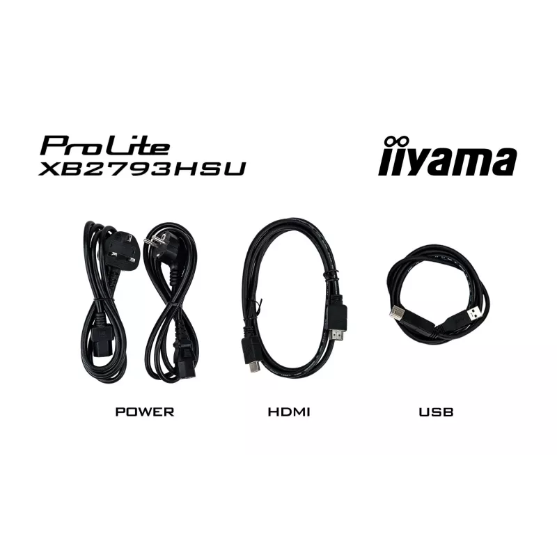 iiyama ProLite XB2793HSU-B1 datora monitors 68,6 cm (27 collas) 1920 x 1080 pikseļi Full HD LED Melns