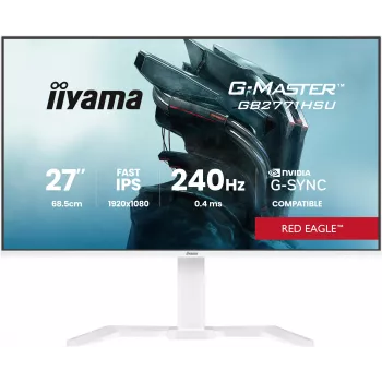 Spēļu monitors IIYAMA GB2771HSU-W1 27 collas (68,6 cm) Full HD — HDMI, DisplayPort, USB — Balts