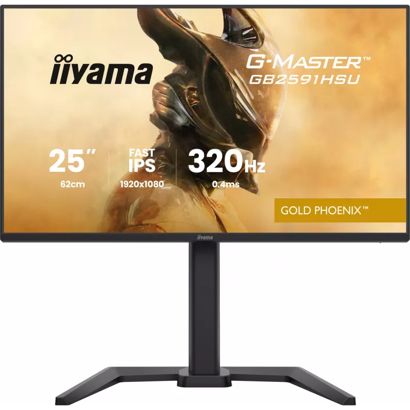 Spēļu monitors IIYAMA G-Master GB2591HSU-B1 24,5 collas (68,6 cm) Full HD — HDMI/DisplayPort/USB, melns