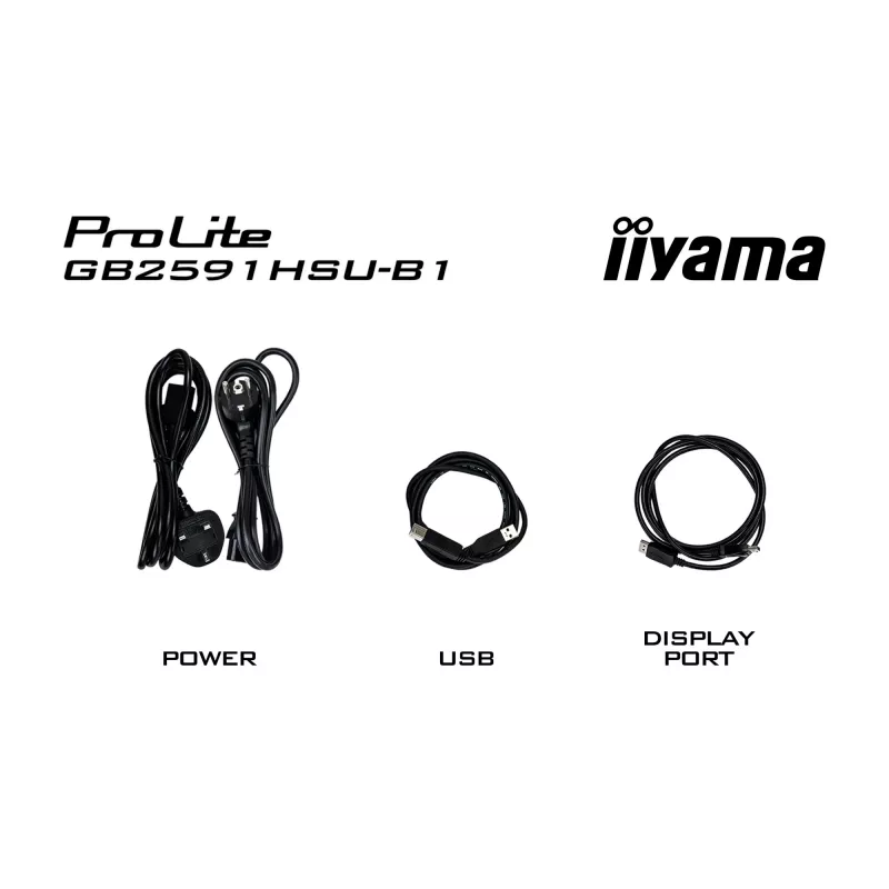 Spēļu monitors IIYAMA G-Master GB2591HSU-B1 24,5 collas (68,6 cm) Full HD — HDMI/DisplayPort/USB, melns