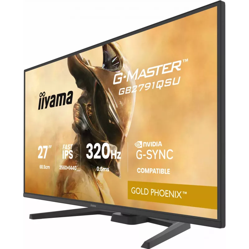 Spēļu monitors IIYAMA GB2791QSU-B1 27 collas (68,6 cm) QHD ar HDMI, DisplayPort un USB, melns