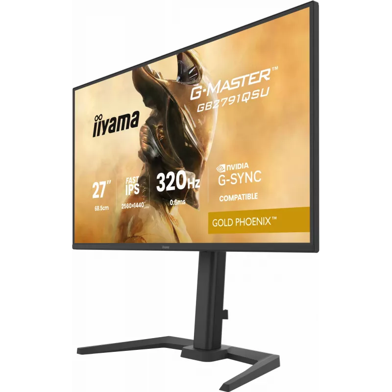 Spēļu monitors IIYAMA GB2791QSU-B1 27 collas (68,6 cm) QHD ar HDMI, DisplayPort un USB, melns