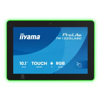 Monitor iiyama ProLite TW1025LASC-B3PNR 10.1 collas (25.6 cm) WXGA IPS LED skārienekrāns, 1280x800, 16:10, USB centrmezgls, skaļruņi, VESA, melns