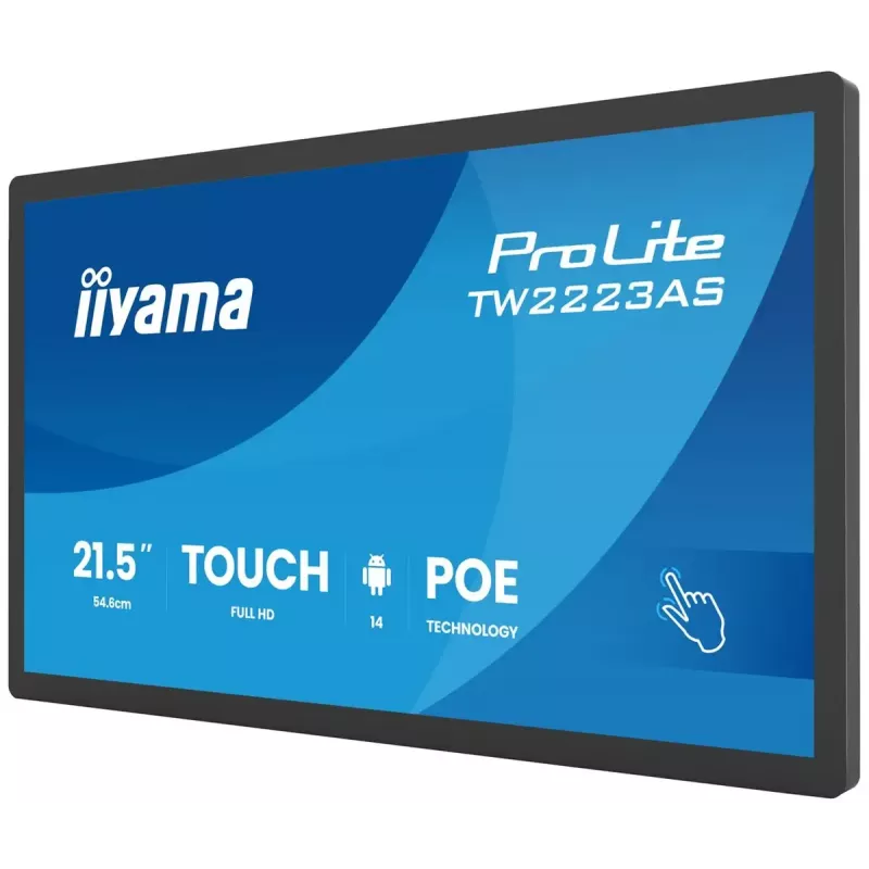 Monitors IIYAMA TW2223AS-B3P 21.5 collu (55.0 cm) M-Touch USB-C Android 16:9