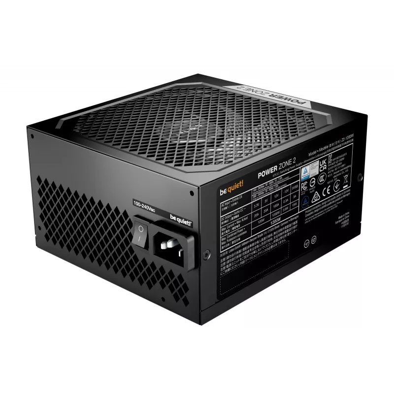 be quiet POWER ZONE 2 | 1200 W barošanas bloks 20+4 pin ATX ATX melns