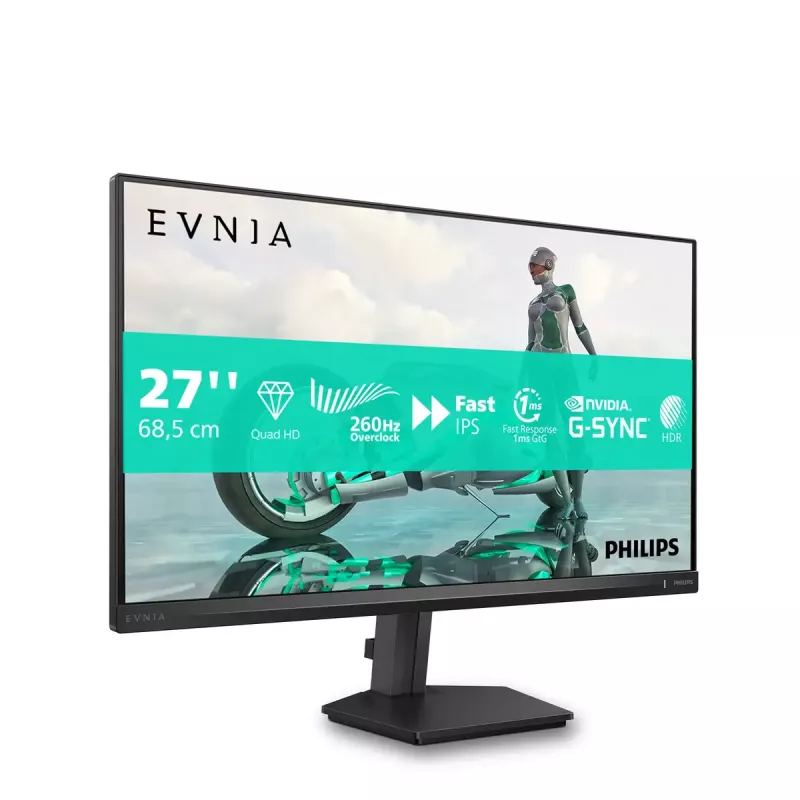 Datora monitors Philips Evnia 3000 27M2N3500PF/00 27 collas (68,6 cm) Quad HD 2560×1440 LCD, 16:9, VESA, Melns