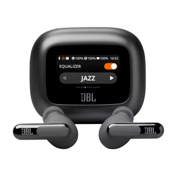 JBL Live Beam 3 austiņas bezvadu ievietojamās zvaniem/mūzikai/sportam/ikdienai melnas